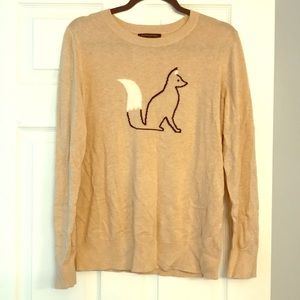 Beige, cotton lightweight Banana Republic sweater